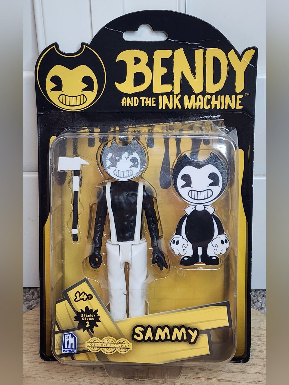 New Bendy & The Ink Machine Series 2 Sammy by Phatmojo, Slit In Plastic